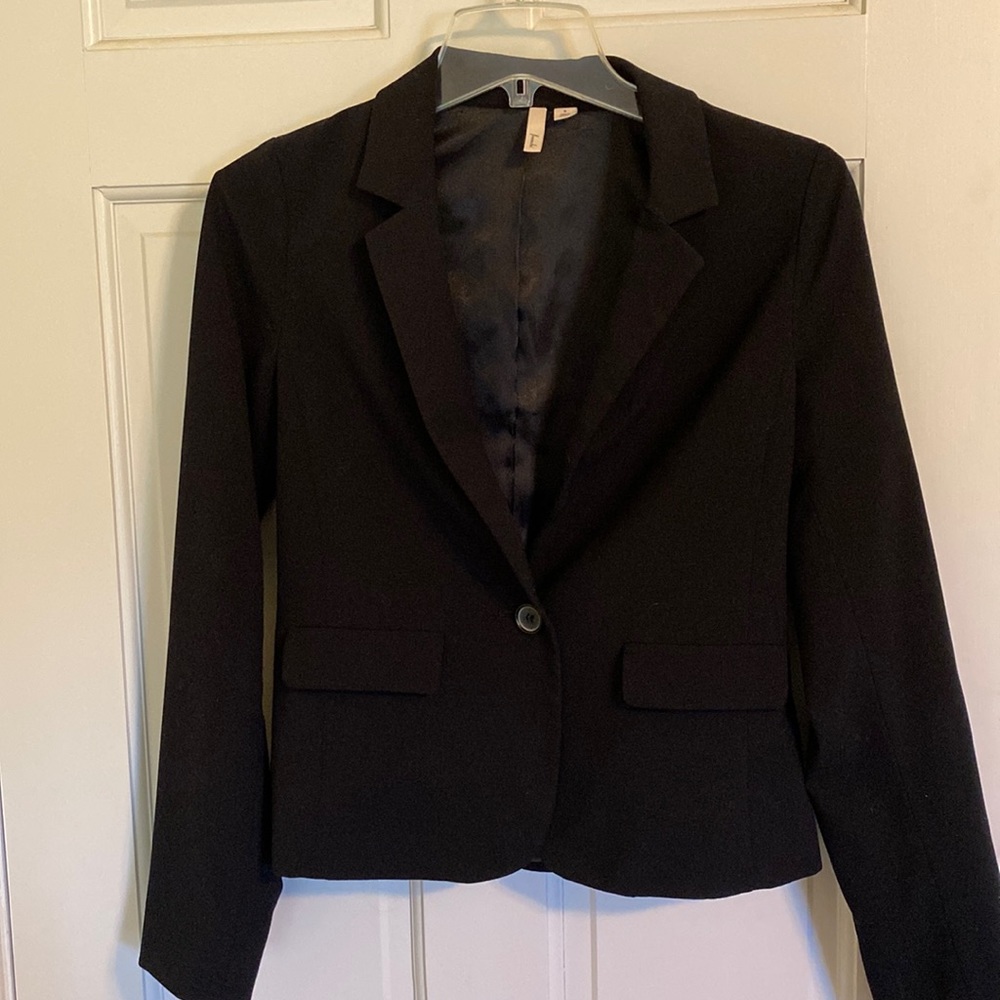 Black suit jacket